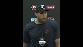 George Kittle on Brock Purdys perfect QB rating on Sunday quotSystem quarterback rightquot [upl. by Llien]