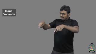 quotBona Vacantiaquot  Indian Sign Language Tutorial  How to Sign [upl. by Marka]