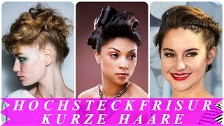 Hochsteckfrisur kurze haare [upl. by Ajax555]