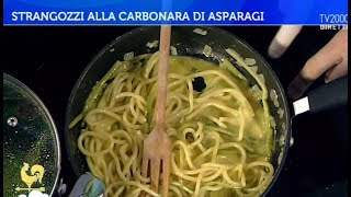 Strangozzi alla carbonara di asparagi [upl. by Wendel742]