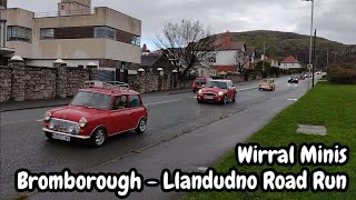 Wirral Minis Bromborough to Llandudno Car Run 2024  14012024 BL Mini Austin 7 [upl. by Hcib]