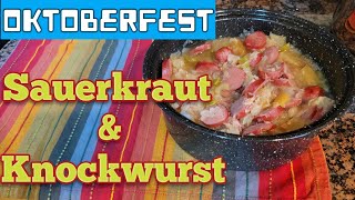 How to Make German Style Sauerkraut amp Knockwurst [upl. by Harsho]