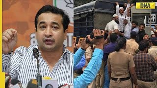 Jamiatul Ulema Maharashtra Protest Against Nitesh Rane [upl. by Zerelda108]