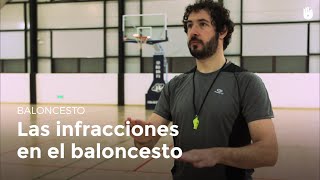 Las infracciones en el baloncesto  Baloncesto [upl. by Shina666]