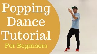 Popping Dance Tutorial For Beginners  Pop And Lock Basics [upl. by Vita538]