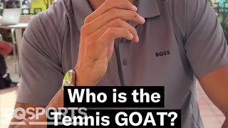 Tennis Players Pick Their Tennis GOAT 🐐 [upl. by Enneira]