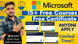 Free Microsoft Certification Courses  Microsoft Ignite Cloud Skill  Learn Top Skills And Certified [upl. by Ayenet]