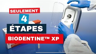 Biodentine™ XP  une expérience nouvelle et plus facile en seulement 4 ETAPES [upl. by Cyn]