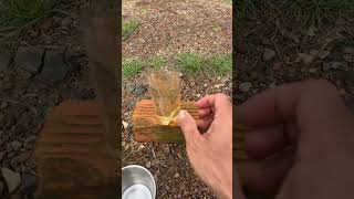 Natural water filter part 01 survivallifehacksnature [upl. by Wheaton]