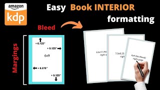 How to Format NoLow Content Books Margin and Bleed Easy KDP Tutorial [upl. by Nuahsak225]