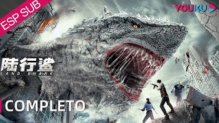 Película SUB español Tiburón de Tierra¡La batalla entre gente y el tiburón  HorrorAcción YOUKU [upl. by Terraj]