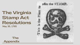 The Virginia Stamp Resolutions May 30 1765 [upl. by Anasiul838]