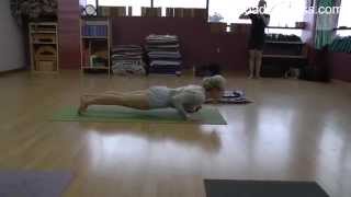 Chaturanga Dandasana with Senior Iyengar Teacher Carrie Owerko [upl. by Aissilem]