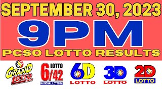 LIVE GCASH Giveaway 9PM PCSO Lotto Results Today September 30 9PM Draw  Grand 655 642 [upl. by Ressan200]