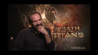 Ralph Fiennes  Wrath of the Titans Interview with Tribute [upl. by Amick730]