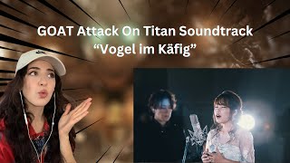 Hiroyuki Sawano “Attack on Titan” Vogel im Käfig live YOUSEEBIGGIRLTT  REACTION [upl. by Younglove]