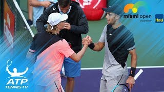 Shapovalov vs Coric Epic Rallies in Third Set  Miami Open 2018 [upl. by Carissa]