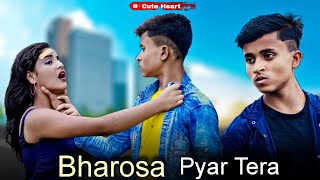 Bharosa Pyar Tera  Sahir Ali Bagga  Triangle Bewafa Love Story  Reels Vs Real  New Hindi Songs [upl. by Dweck]