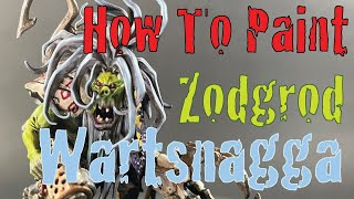 Ep042 How to Paint Zodgrod Wartsnogga [upl. by Atirat]