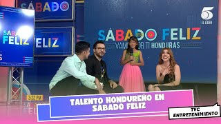 Niña sorprende con su gran talento a presentadores de Sábado Feliz 😳 [upl. by Ecaj118]