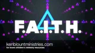 FAITH  Kids worship song featuring Yancy  childrens lyric video [upl. by Adnohsat]