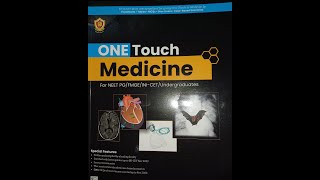 Book review ONE TOUCH MEDICINE BY Dr Deepak Marwah 2024 latest neetpg inicet upsccms mbbs [upl. by Orapma773]