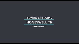 How To Install Honeywell T6 Pro Thermostat [upl. by Peony658]