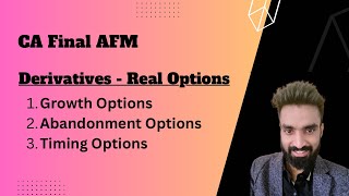 Real Options  Derivatives Ammendments  AFM  Pratik Jagati [upl. by Garreth]