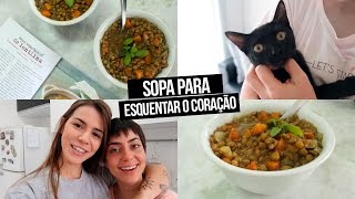 SOPA DE LENTILHA VEGANA  Mi Alves [upl. by Faina]