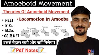 Amoeboid Movement In Hindi  Theories Of Amoeboid Movement  By Dadhich Sir [upl. by Placido]