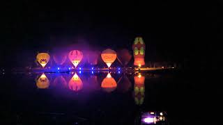 Twente Ballooning nightglow  2382024 TwenteBallooning [upl. by Asiled]