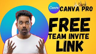 FREE Canva Pro Team Invite Link  VIPP HACKING [upl. by Alvord]