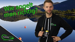 Wie angelt man richtig  BremsEinstellung Anhieb Drill und Landung  FishingKingde [upl. by Ellenrahc]