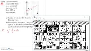 Matematik 5000 Ma 2b Kapitel 4 Statistik Modellering Regressionsanalys 4413 [upl. by Atsirk]