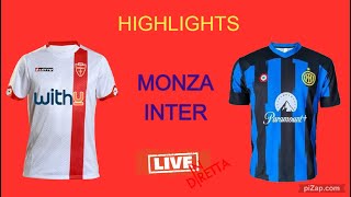 Monza vs Inter 15 Highlights amp All Goals 2024 Calhanoglu 2 Martinez 2 Thuram Pessina Goal [upl. by Papert373]