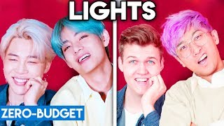 KPOP WITH ZERO BUDGET BTS  Lights [upl. by Rollet571]