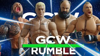 GCW Royal Rumble 2022 Full Show WWE ACTION FIGURE PPV [upl. by Ardnuaet675]