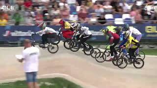 UEC BMX CUP 2024 Round 10 Valmiera B14 final [upl. by Nomaid883]