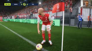 Reims  PSG My reactions and comments gameplay EA Sports FC 24 [upl. by Yznil]