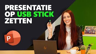 Hoe zet je een PowerPoint op een usbstick  PowerPoint Basics  PPT Solutions [upl. by Ostler]