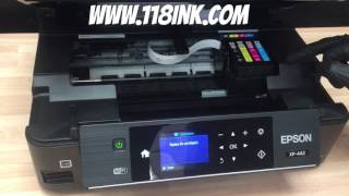 How to change the ink cartridges on an Epson xp442 printer [upl. by Haley458]