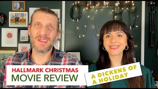 Hallmark Christmas Movie  A Dickens of a Holiday 2021  Review with Reaction [upl. by Baldwin]