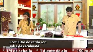 Costillas en salsa de cacahuate VIDEO [upl. by Vastha]