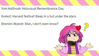 Jewish Holidays Explained [upl. by Mutat]