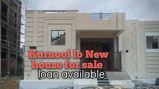 ID NUMBER 227 NEW HOUSE FOR SALE LOAN AVAILABLE LOCATION KURNOOL [upl. by Yalhsa]