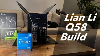 Lian Li Q58 Build Log 3060 Ti  12600k [upl. by Ahsael]