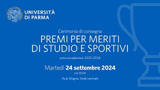 Cerimonia di consegna dei premi per meriti di studio e sportivi – anno accademico 20232024 [upl. by Ralf63]