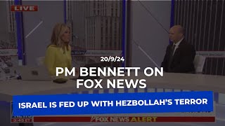 PM Bennett on FoxNews Israel is fed up with Hezbollah’s terror [upl. by Zandt487]