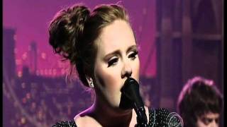 Adele  Chasing Pavements Live Debut on The Late Show with David Letterman [upl. by Elockin]