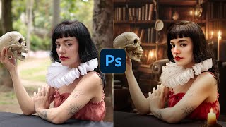 🎃COMO EDITAR FOTOS de TERROR en Halloween con Inteligencia Artificial 👻  Efectos para fotos [upl. by Garv]